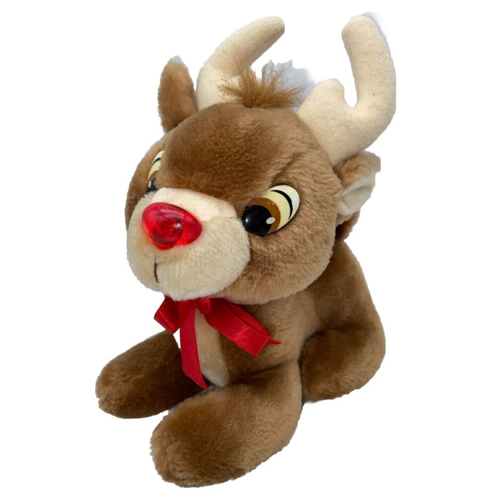 Vintage Applause Rudolph The Red-Nosed Reindeer Christmas Plush Stuffed Toy